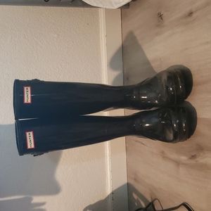 Hunter tall rain boots size 9